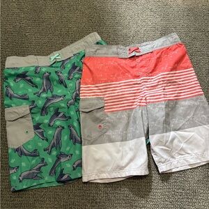 Cat & Jack Bathing Suits. Size Large Husky